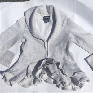 Girls ruffle sweater